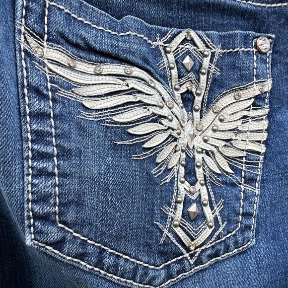 MISS ME boot cut jeans - Picture 3 of 9